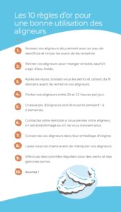 Orthodontie Béthune Traitements par aligneurs Les 10 règles d’or